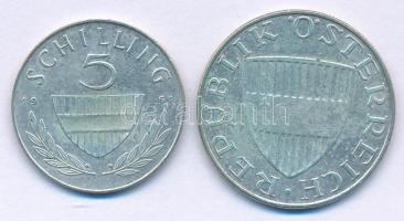 Ausztria 1957. 10Sch Ag + 1961. 5Sch Ag T:XF patina
Austria 1957. 10 Schilling Ag + 1961. 5 Schilli...