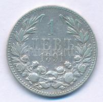 Bulgária 1891KB 1L Ag "I. Ferdinánd" Körmöcbánya T:VF Bulgaria 1891KB 1 Lev Ag "Ferdi...