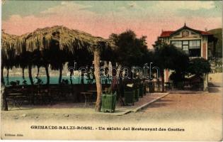 Ventimiglia, Grimaldi-Balzi Rossi, Un Saluto dal Restaurant des Grottes / restaurant near the cave (fa)