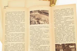1960 Budapest nevezetességeit bemutató prospektusok (Városliget, Nemzeti Múzeum, Népstadion, Gellért...