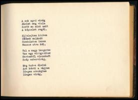 1935 Családi emlékkönyv, "Emlékül Klárikánknak szeretettel Apa, Anya, 1935. április hó", b...