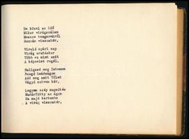 1935 Családi emlékkönyv, "Emlékül Klárikánknak szeretettel Apa, Anya, 1935. április hó", b...