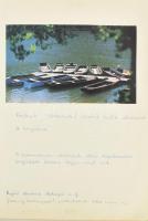 1981-1983 Brigádnapló, aranykoszorús Bolyai János szocialista brigád, benne rengeteg kézzel írt és g...