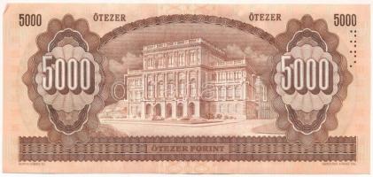 1993. 5000Ft "J 72876770" T:F szép papír
Adamo F51