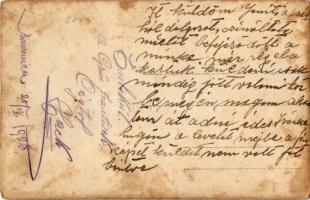 1928 Kamenica, faszállító iparvasút gőzmozdonya, vonat, munkások a Gr. Frantisek cégtől / industrial...