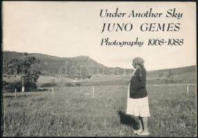 Under Another Sky. Juno Gemes. Photography 1968-1988. DEDIKÁLT! Kiállítási katalógus. Kiadói papírkötés, jó állapotban.