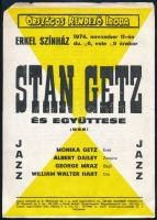 1972-1974 Az Országos Rendező Iroda 2 db zenei előadásokat reklámozó kisplakátja: Jazz világsztárok ...