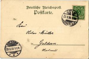 1899 (Vorläufer) Köln, Cologne; Kunstanstalt f. plastische Bildwerke Haus Gerber (EK)