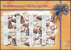 2004 Karácsonyi bélyegem - Sütemények promóciós teljes ív sorszám nélkül (11.000)