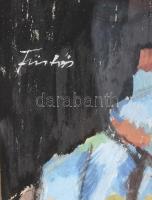 Fürtös jelzéssel: Csendélet citrommal. Tempera, papír, jbf: Fürtös. 29,5x42 cm, keretben, üvegezett,...