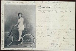 1898 Bicycle lady (fa)