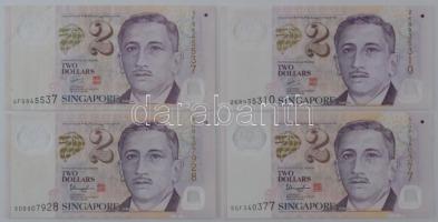 Szingapúr DN (2006-2015) 2$ (4x) T:F
Singapore ND (2006-2015) 2 Dollars (4x) C:F