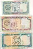 Türkmenisztán 1995. 20M + 500M + 1000M T:F
Turkmenistan 1995. 20 Manat + 500 Manat + 1000 Manat C:F...