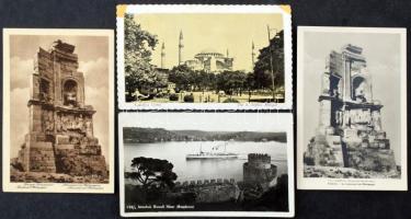 55 db RÉGI főleg török és görög város képeslap / 55 pre-1945 mostly Turkish and Greek town-view postcards