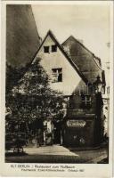 Berlin, Alt-Berlin, Restaurant zum Nußbaum, Fischerstr. Ecke Köllnischestr. Erbaut 1507