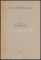 2 db különlenyomat - Szabó Zoltán: Petőfi és Arany népi realizmusának főbb stílusjegyeiről. 1964 + Wacha Imre: Petőfi jelképrendszeréről. 1973. Kiadói papírkötés.