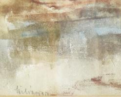 Szilvássy Margit (1898-1977): Utcarészlet. Akvarell, pasztell, papír, jbl.: Szilvássy. 28x38 cm, ker...