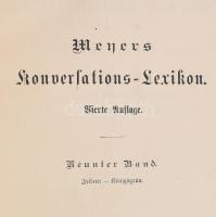 Meyers Konversations-Lexikon 1-17. Bände. Leipzig - Wien, 1890.,Bibliographisches Institut. Vierte,g...