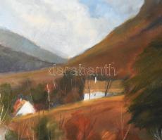 Kollátor János (1949- ): Történelmünk. Olaj, farost, jjl: Kollátor 91. 100x70 cm, keretezett, jó áll...