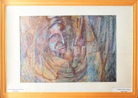 Raduly Gyula: Dürer álma. Pasztell, papír, jelzés nélkül. 40x57,5 cm, keretezett, üvegezett, jó álla...