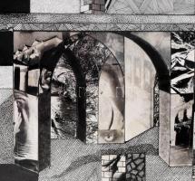 Vásárhelyi Antal (1950-): Napváros NO2. Film, tus, kollázs, jkl.: Antal Vásárhelyi 1991-1993 (N.). 6...