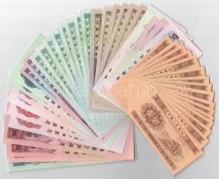 50db-os vegyes kínai bankjegy tétel T:UNC,AU közte egy F 50pcs of mixed Chinese banknote lot C:UNC,AU with one F