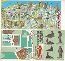 19 db MODERN magyar és külföldi térképes képeslap különböző méretben / 19 modern Hungarian and other...