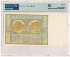 Lengyelország 1929. 50Zl "EG 0601882" PMG tokban, "2178762-064" sorszámmal T:UNC...