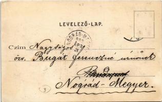 1902 Budapest XII. Városmajor utca télen. Halász Sándor kiadása (ázott sarok / wet corner)