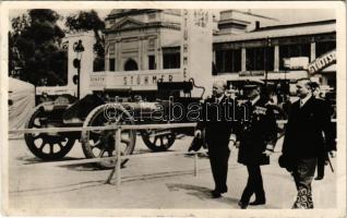 1942 Budapest XIV. Budapesti Nemzetközi Vásár "Háborús Vásár", Magyarország kormányzója megnyitja a Vásárt, Horthy Miklós, Stühmer pavilon + So. Stpl. (EK)