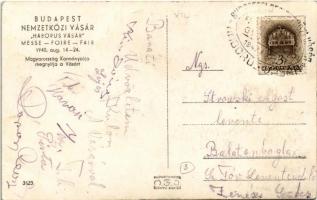 1942 Budapest XIV. Budapesti Nemzetközi Vásár "Háborús Vásár", Magyarország kormányzója me...