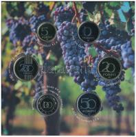 2023. 5Ft-200Ft (6xklf) forgalmi sor szettben + "Szekszárdi borvidék" Cu-Ni-Zn proof emlék...