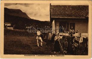 Rumänische Landbewohner in Volkstracht / Román parasztok folklór / Romanian peasants folklore