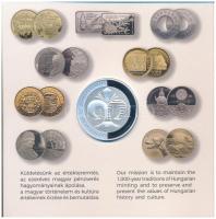 2022. 5Ft-200Ft (6xklf) forgalmi sor szettben + "Harmincéves a Magyar Pénzverő Zrt." ezüst...