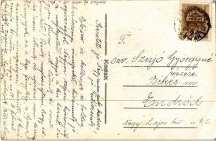 1940 Budapest XIII. Ganz gyár karácsonya 18 méter magas karácsonyfával, Nagymagyarország térképe Sze...