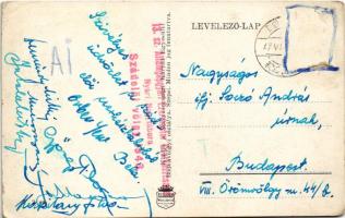 1943 Szádelő, Zádiel (Torna, Turna); völgy bejárata, kereszt. Magyarországi Kárpát Egyesület Bodvavö...