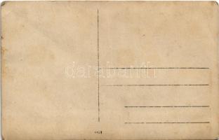 1917 Budapest, osztrák-magyar katonatisztek. photo (fa)