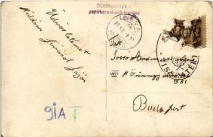 Léva, Levice; Kasaren, Hrad, Vc. Ustav, Pohled, Mestsky hotel / kaszárnya, várrom, tanítóképző, látk...