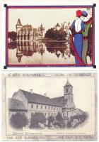 52 db régi és modern város képeslap vegyesen / 52 pre-1945 and modern town-view postcards mixed