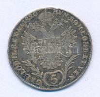 1820B 5kr Ag "I. Ferenc" T:F patina Hungary 1820B 5 Kreuzer Ag "Franz I" C:F pat...