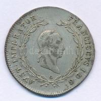 1827G 20kr Ag "I. Ferenc" Nagybánya T:VF patina Hungary 1827G 20 Kreuzer Ag "Franz I" Baia Mare C:VF patina Unger III.: 1380.c, Huszár: 1981, Adamo C33