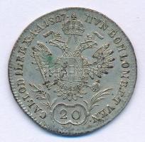 1827G 20kr Ag "I. Ferenc" Nagybánya T:VF patina
Hungary 1827G 20 Kreuzer Ag "Franz I...