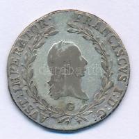 1815G 20kr Ag "I. Ferenc" Nagybánya T:F Hungary 1815G 20 Kreuzer Ag "Franz I" Baia Mare C:F Huszár: 1975., Unger III.: 1378.c, Adamo C31