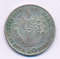 1848KB 20kr Ag "V. Ferdinánd" T:XF patina, ph.
Hungary 1848KB 20 Kreuzer Ag "Ferdina...