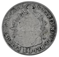 1842B 10kr Ag "V. Ferdinánd" Körmöcbánya T:F patina Hungary 1842B 10 Kreuzer Ag "Ferd...