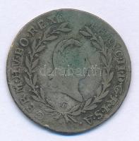 1796G 20kr Ag "I. Ferenc" Nagybánya T:F patina Hungary 1796G 20 Kreuzer Ag "Franz I" Baia Mare C:F patina Unger III.: 1375.c, Huszár: 1966, Adamo C28