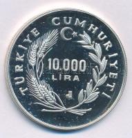 Törökország 1988. 10.000L Ag "Nyári Olimpia 1988 Szöul" T:PP folt
Turkey 1988. 10.000 Lir...