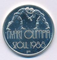 1987. 500Ft Ag "Nyári Olimpia - Szöul 1988" kapszulában T:BU kis folt Adamo EM99