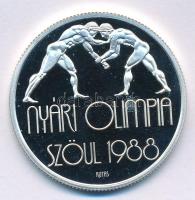 1987. 500Ft Ag "Nyári Olimpia - Szöul 1988" kapszulában T:PP karc Adamo EM99