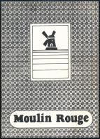 1973 Moulin Rouge prospektus / műsorfüzet, ünnepi műsorokkal Budapest egyesítésének 100. évfordulója alkalmából, fekete-fehér képekkel, 6 sztl. lev.